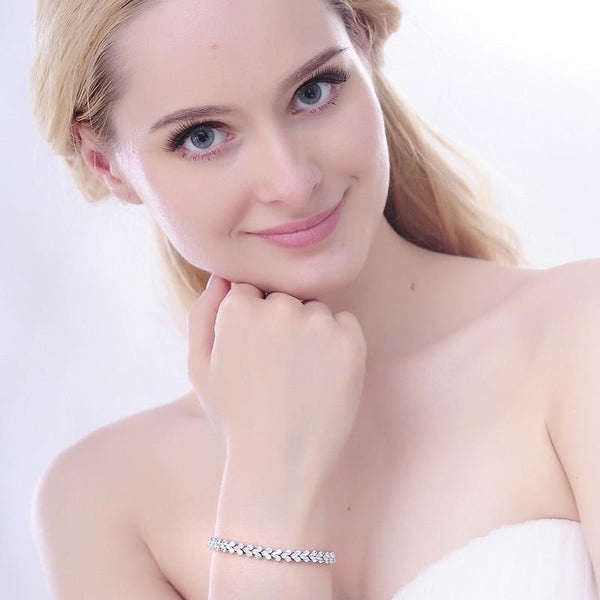 LZESHINE New Bracciali donna Wedding Charm Bracelet