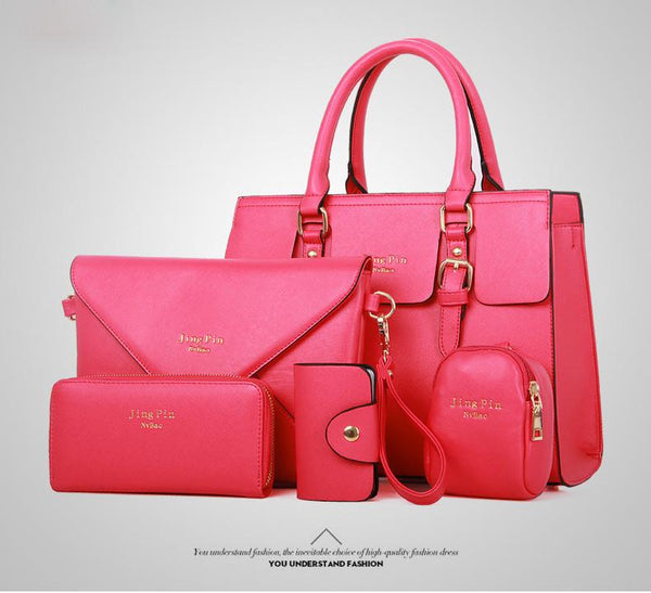 2017 New 5 pcs Handbag Set - Multi-Colors
