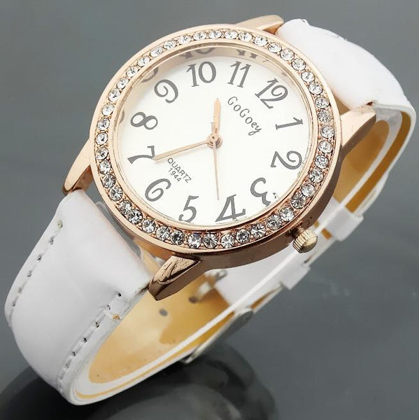 Watch Women Leather Quartz Watch - Rushy