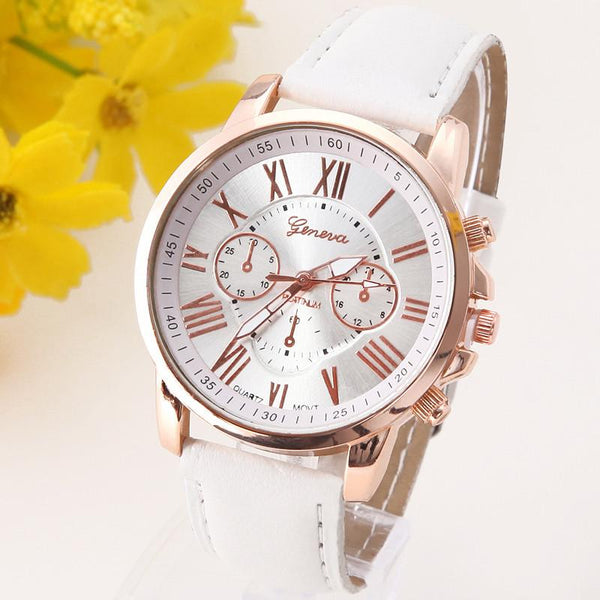 NEW Best Quality Geneva Platinum Watch - Swiss