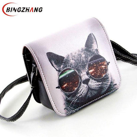 Women PU Leather Cat Bag - Rushy