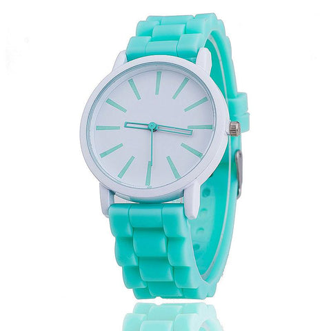 VANSVAR Fashion Women Silicone Watch