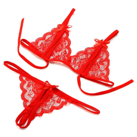 Sexy Women Floral Lace Hollow out Lingerie