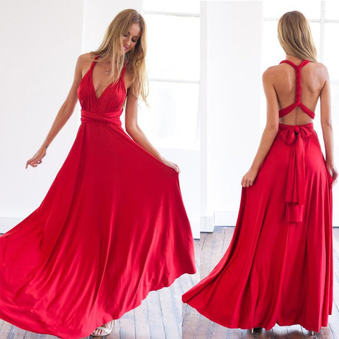 2017 Women Multi Way Dress
