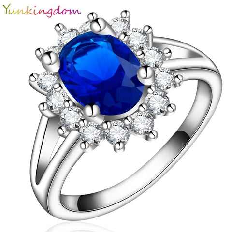 Top Quality White Gold Plated Princess Ring - Rushy