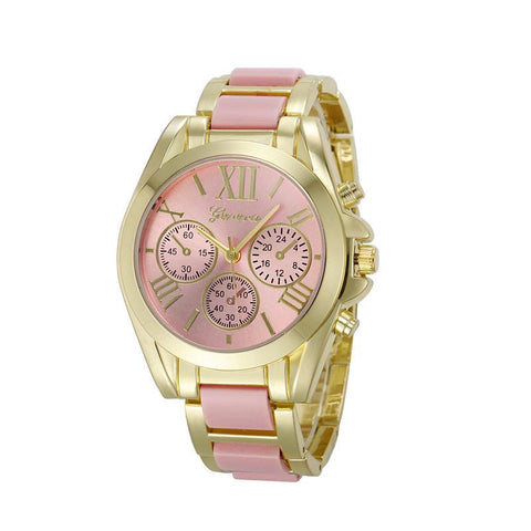 2017 Geneva Quartz Analog - Relogio Feminino 10 Color