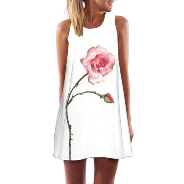 Fashion Women Summer Sexy Party Beach Dress