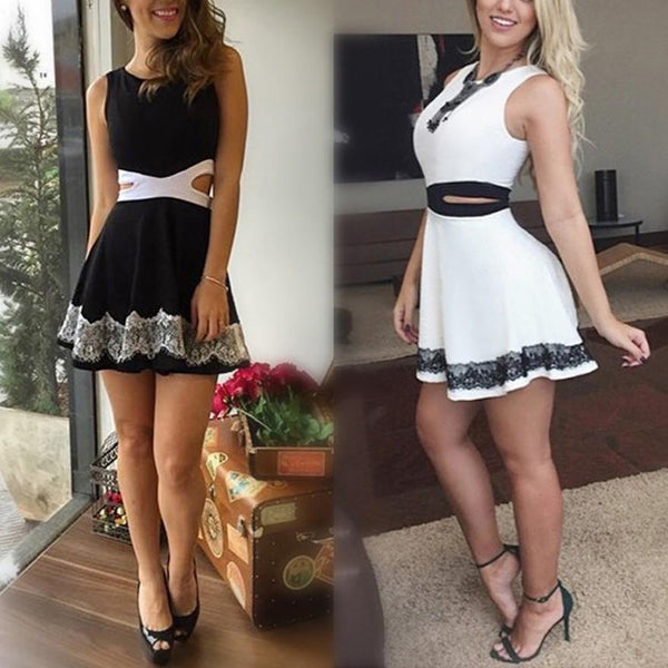 Sexy Women A-line Casual Mini Dress By Markaize