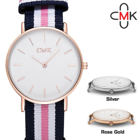 CMK shock resistant waterproof sapphire watch women 2017